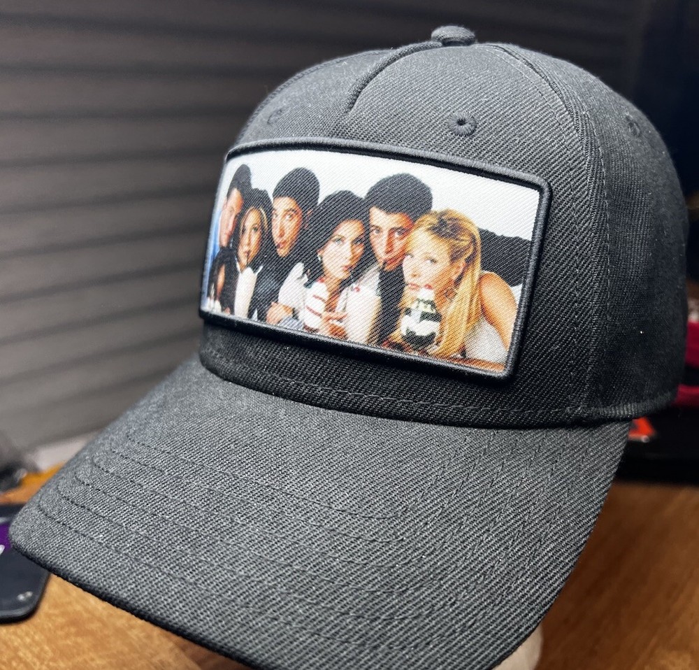 Friends Black Snapback Hat Baseball Cap Picture Logo Patch