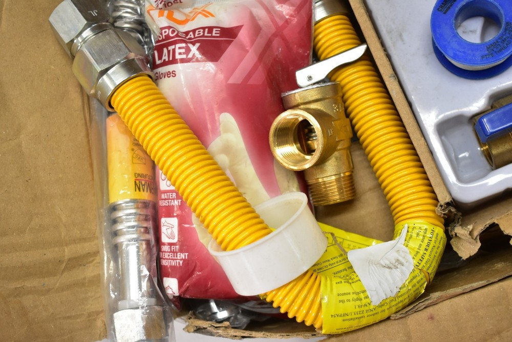 CMI 3/4" Tankless Water Heater Valve Installation Complete Kit Set C-3006