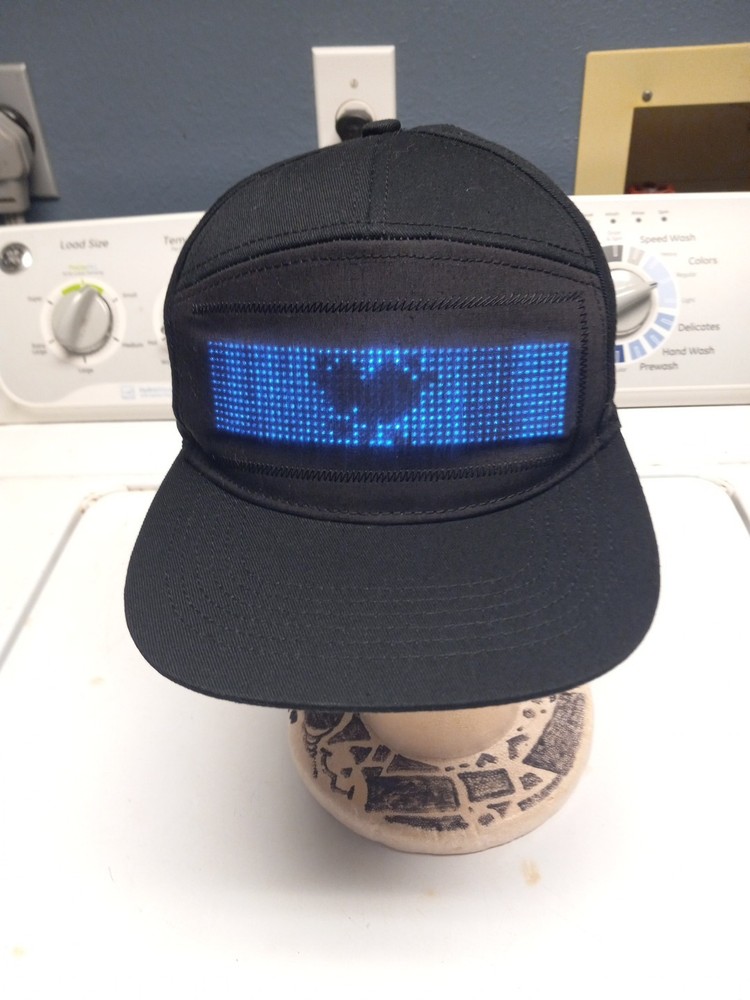 LED Hat Advertising LED Hat Display Bluetooth APP Illuminated Hat