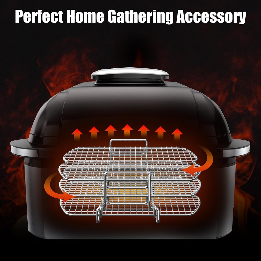 Dehydrator Rack for Ninja Foodi AG300 Grill, 3 Stackable Layers Dehydrator Ra...