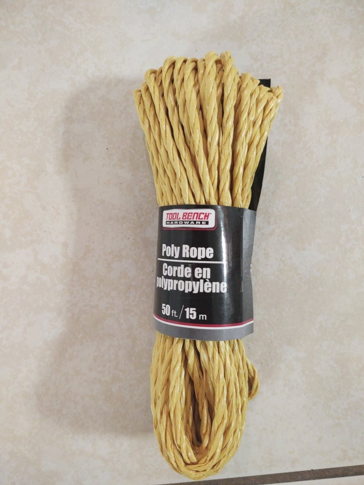 Tool Bench Brand Poly Rope 50 Ft
