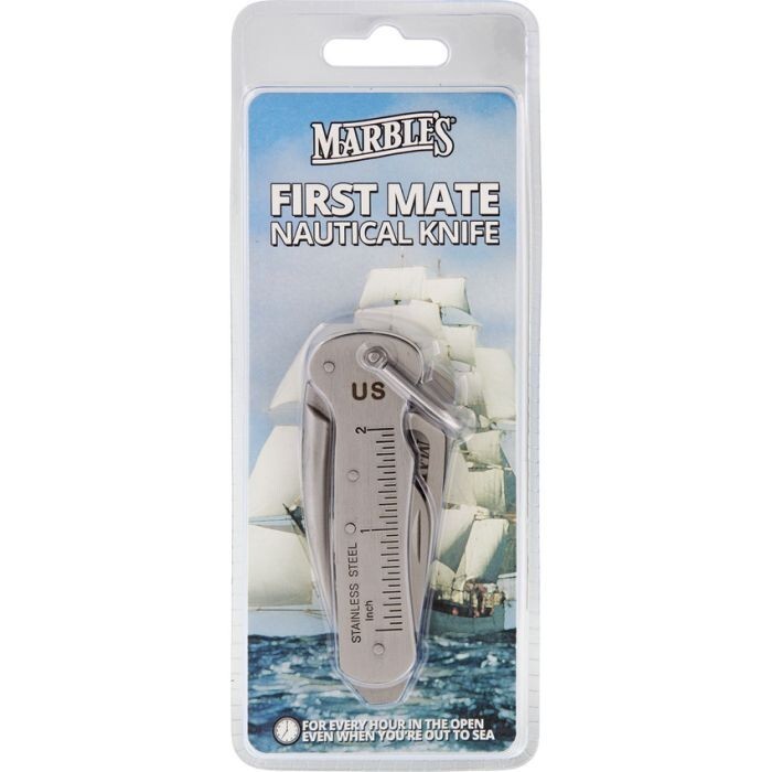 Marbles First Mate Folding Knife / Tools Stainless Steel Blade Stainless Handle