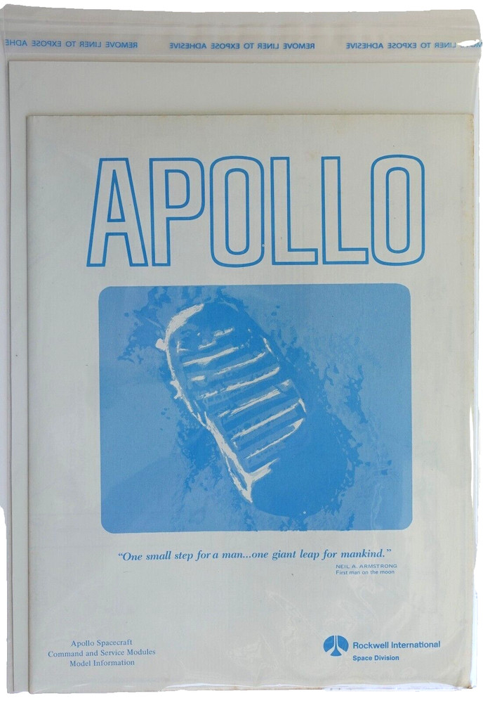 Apollo Spacecraft J-Mission configuration historical info Schematic Pamphlet 22”
