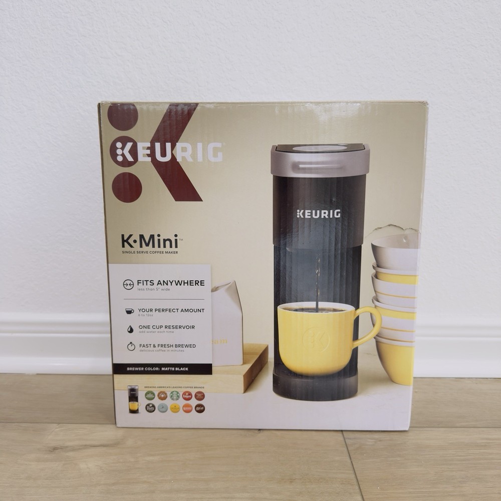 Keurig K-Mini K-Cup Coffee Maker Black Compact Single Serve Fast Brew