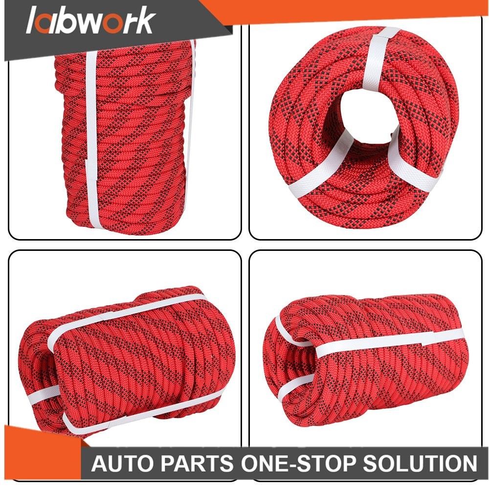 Labwork 3/8" × 100' High Strong Braid Polyester Rope Arborist Tree Rope