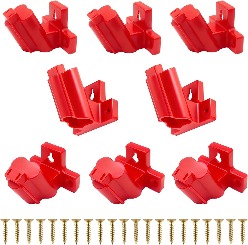 Tool Holder Wall Mount Compatible for Milwaukee 12V Drill Bit Holder, Power Tool