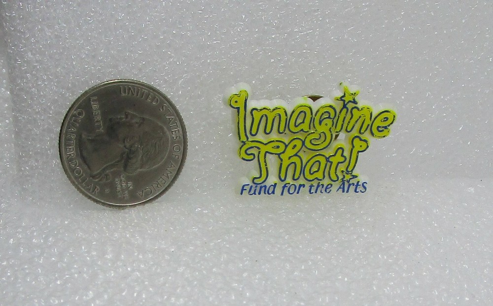Imagine That! Fund For The Arts Plastic Pin