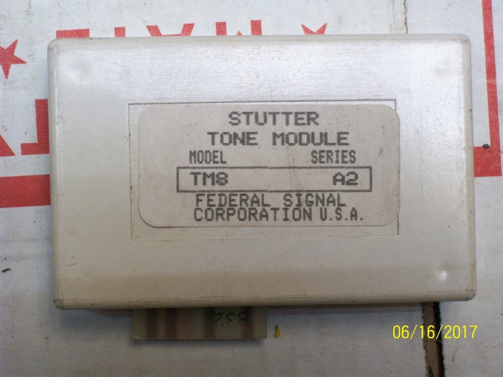 FEDERAL SIGNAL STUTTER TONE MODULE , MODEL TM8