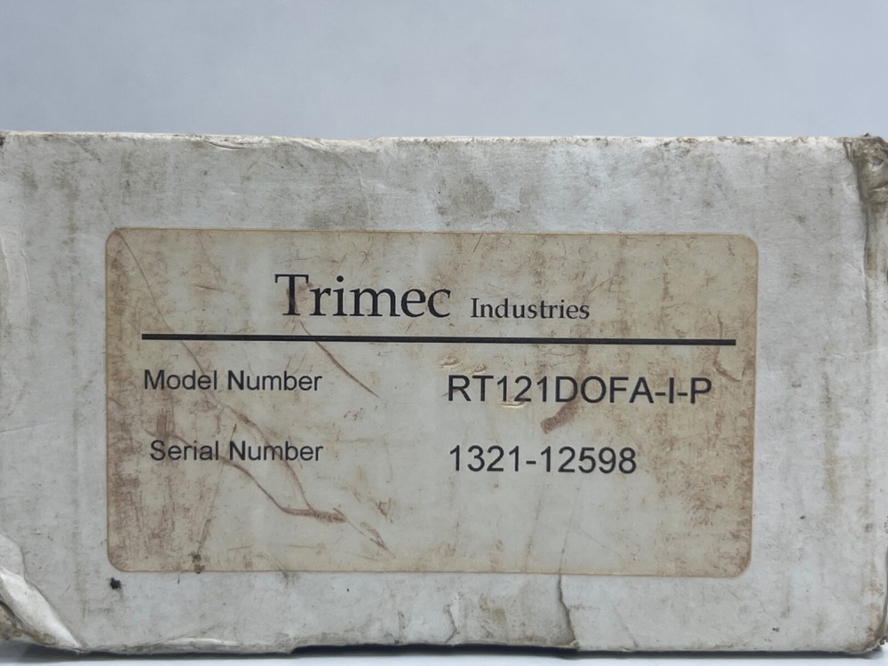 TRIMEC RT121DOFA-I-P RATE TOTALISER