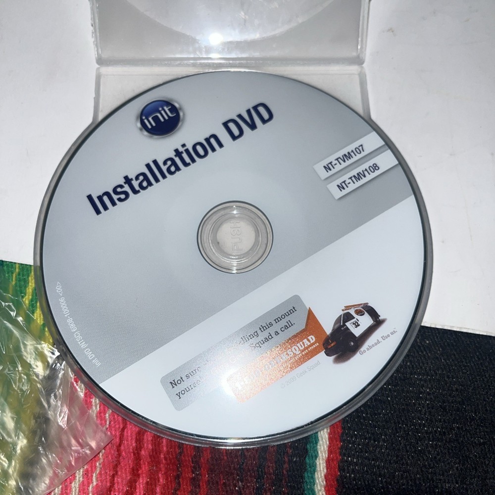 Init Installation Dvd Software Nt-TVM107 NT-TVM108