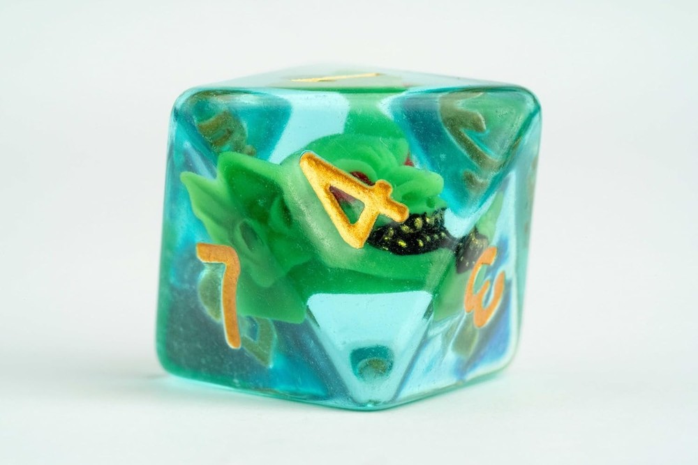 FanRoll Pathfinder Goblin Inclusion Dice Set