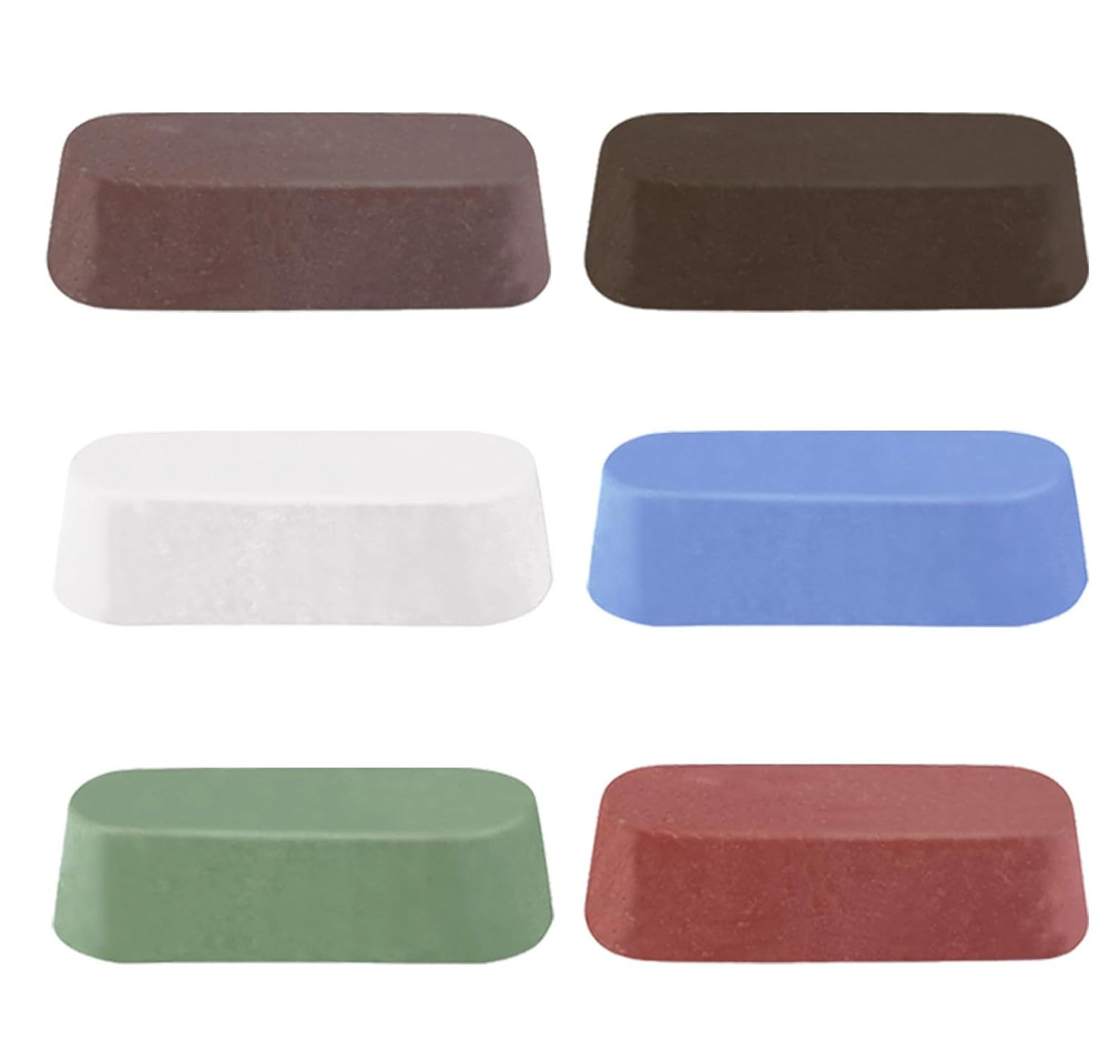 6 Pcs Metal Buffing Polishing Compound for Buffing Wheel, Buffing Wheel Compound