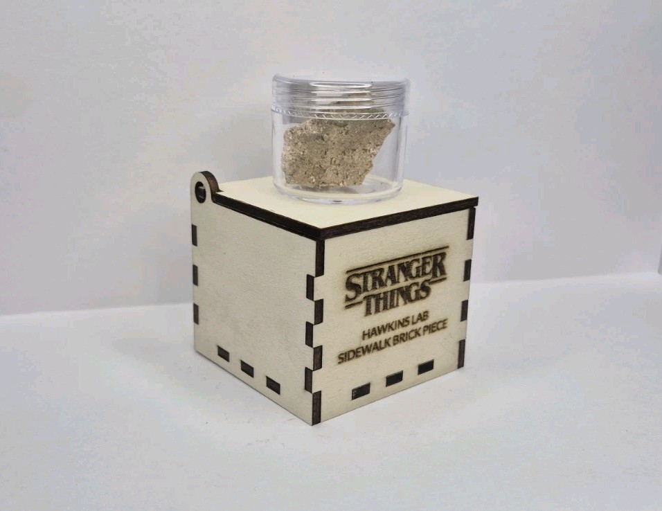 Stranger Things Hawkins Lab Sidewalk Brick Location Piece