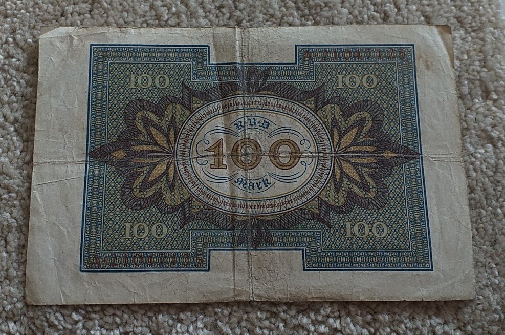 100 Mark 1920 Germany Banknote By banknote_lovers