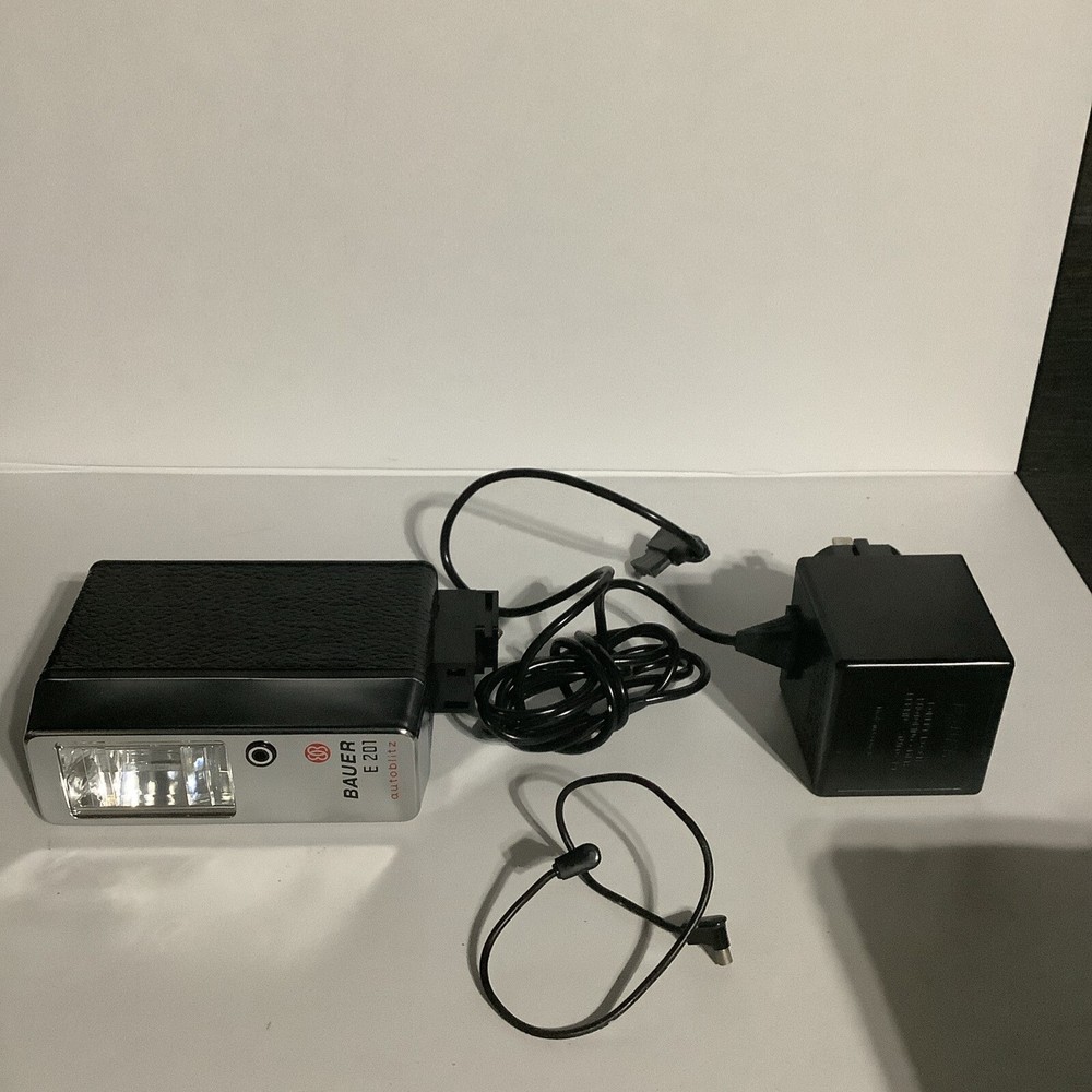 Vintage Ultrablitz Bauer E201 Autoblitz Flash, Germany *NOS*