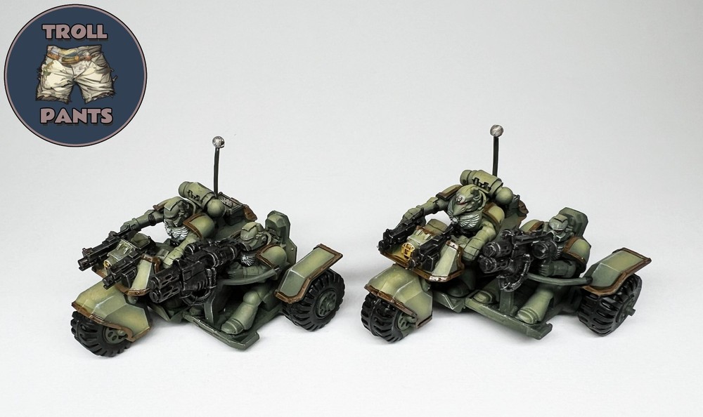 Warhammer 40k Dark Angels - Space Marines 2 Attack Bikes