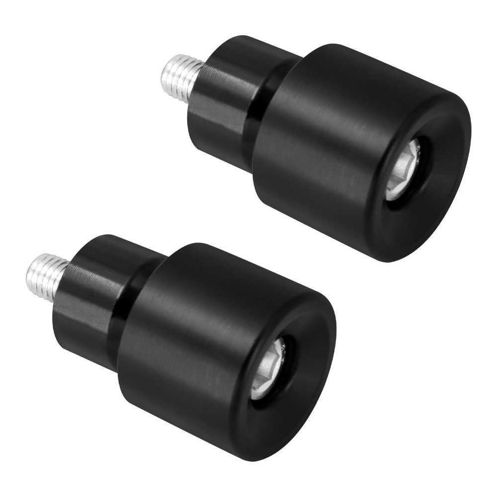 2x Engine Protective Guards Crashs Bars Black Protector M12 End Balls For Harley