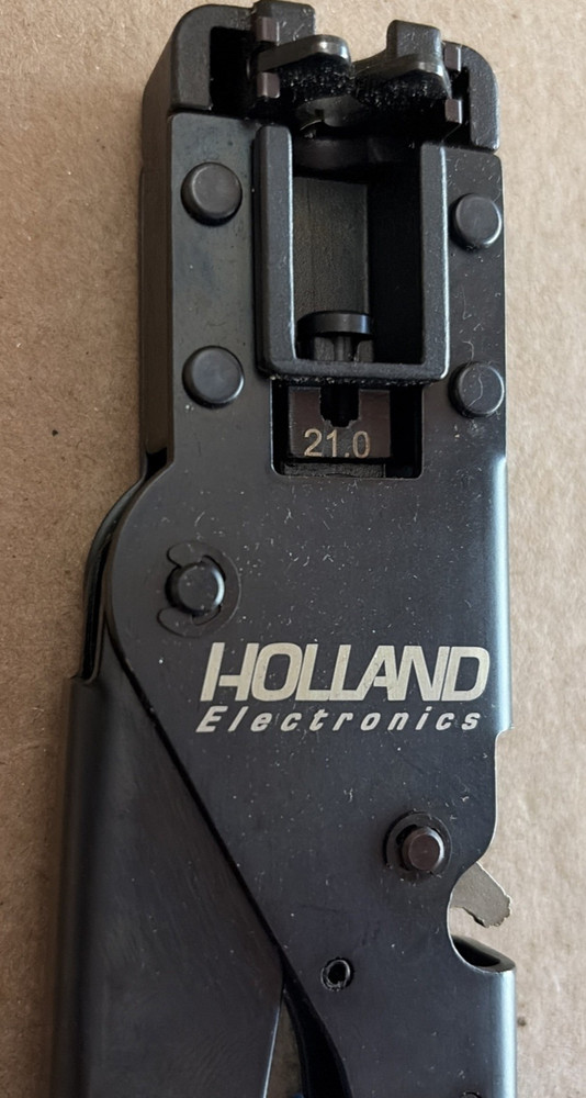 Holland Electronics Coaxial Compression Tool RG6 RG59