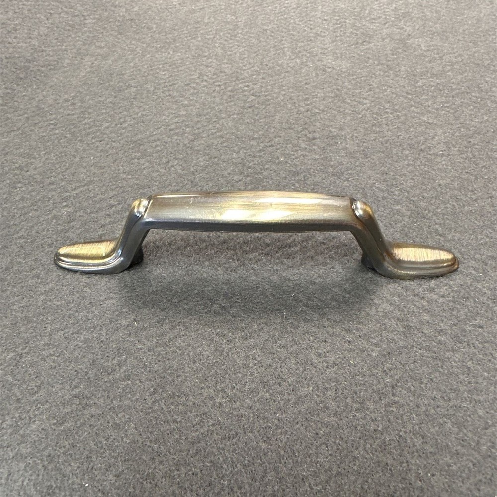 3" Decorative Spoon Foot Pull Antique Brass