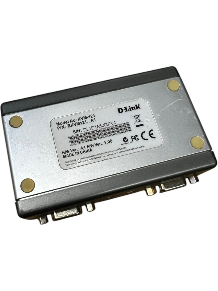 D-Link BKVM121...A1, Model KVM-121 KVM Switch **SALE**