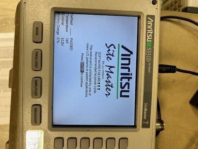 10 Anritsu S331D Site Master Cable & Antenna Analyzer SiteMaster S331