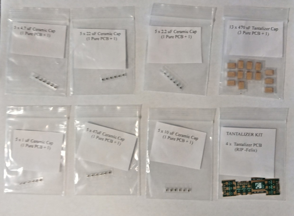PS3 Tokin Capacitor Replacement (Tantalizers) 4 PACK KIT