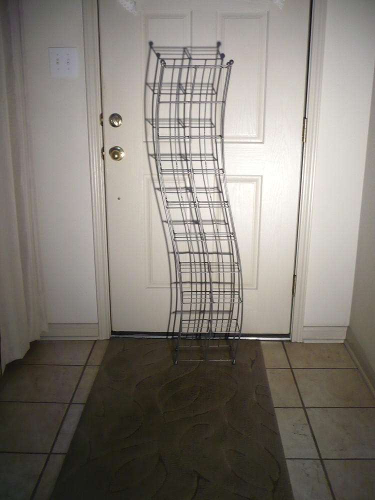 Wavy CD Storage Tower Heavy Steel 232 Capacity
