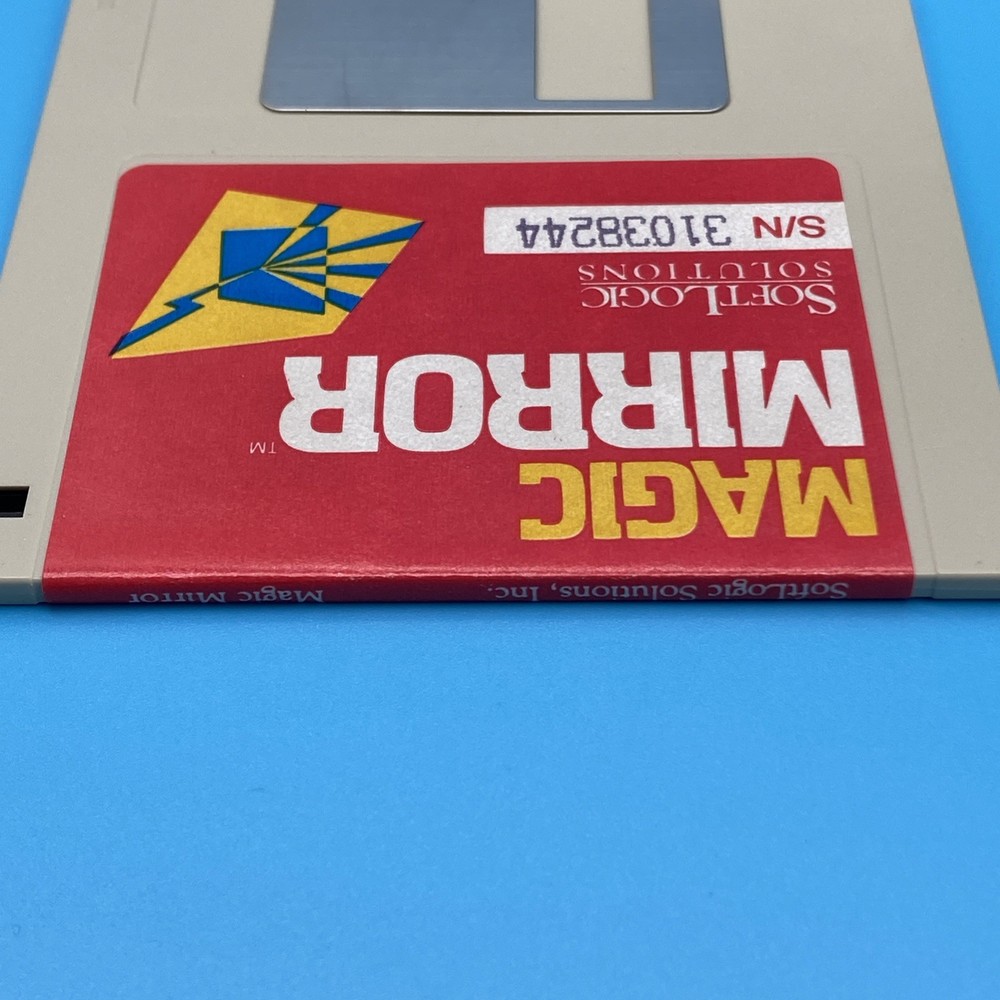 Vintage Magic Mirror SoftLogic Solutions Software PC 3.5" Floppy Disk Boxed