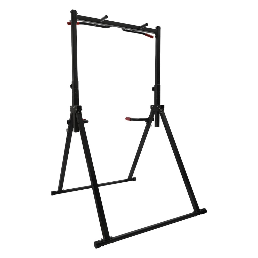 Adjustable Power Tower Dip Station Pull Up Bar, Multifunction Triangular Struct