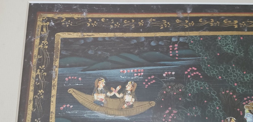 Antique India Painting on Silk