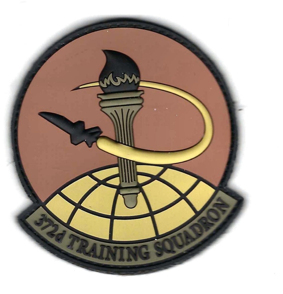 PATCH USAF 372ND TRAINING SQ DESERT PVC SHEPPARD  AFB   DB  7