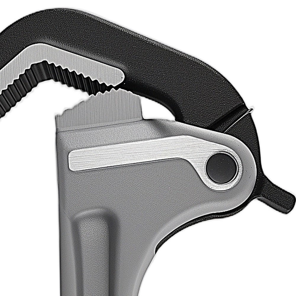18 Inch Aluminum Self-Locking Pipe Wrench Automatic Jaw Adjustment Tool