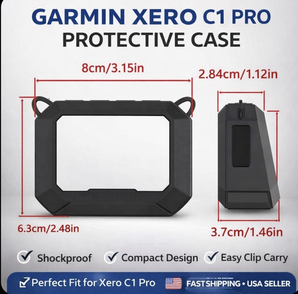 Garmin Xero C1 Pro Protective Silicone GPS Case Cover
