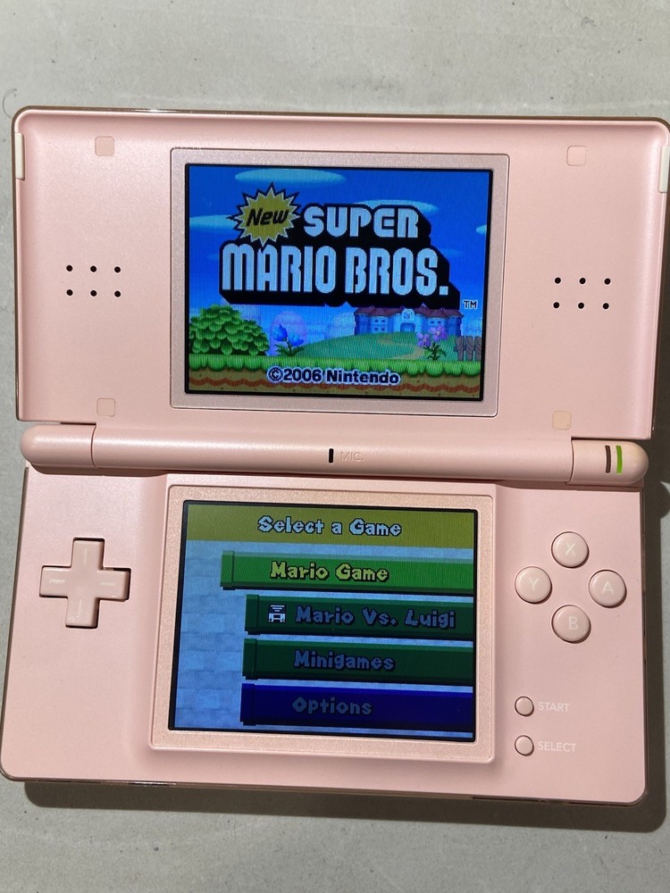 Nintendo Ds Lite USB-C Coral Pink Handheld Console #7