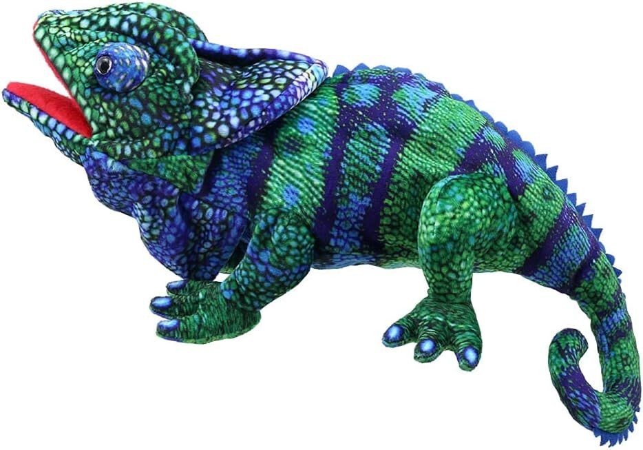 The Puppet Company - Large Creatures - Chameleon (Blue/Green)