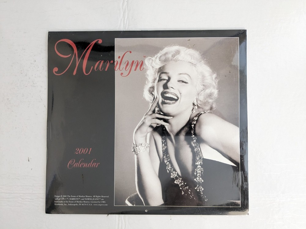 MARILYN MONROE 2001 Wall Calendar