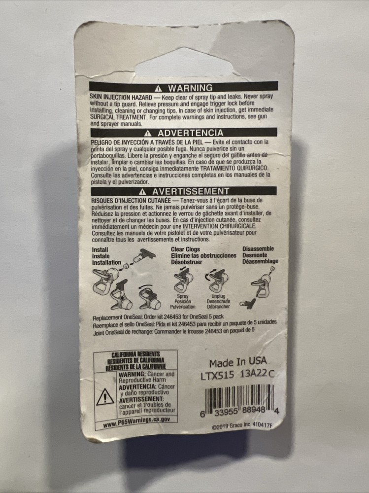 Graco LTX515 RAC X Switch Tip LTX515