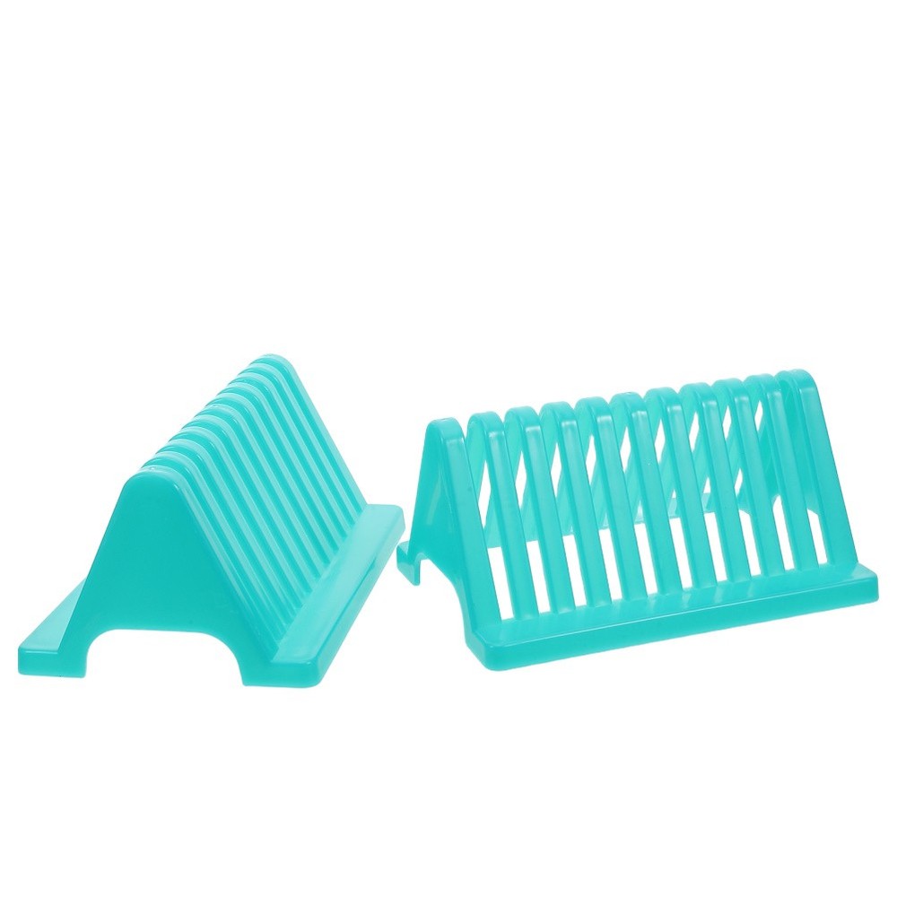 2pcs Microscope Slides Holder: Laboratory Drying Holder - Plastic Slide Storage