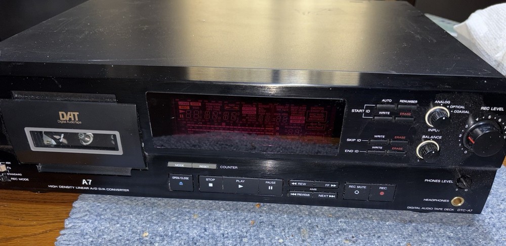SONY DTC-A7 - Digital Audio Tape Deck