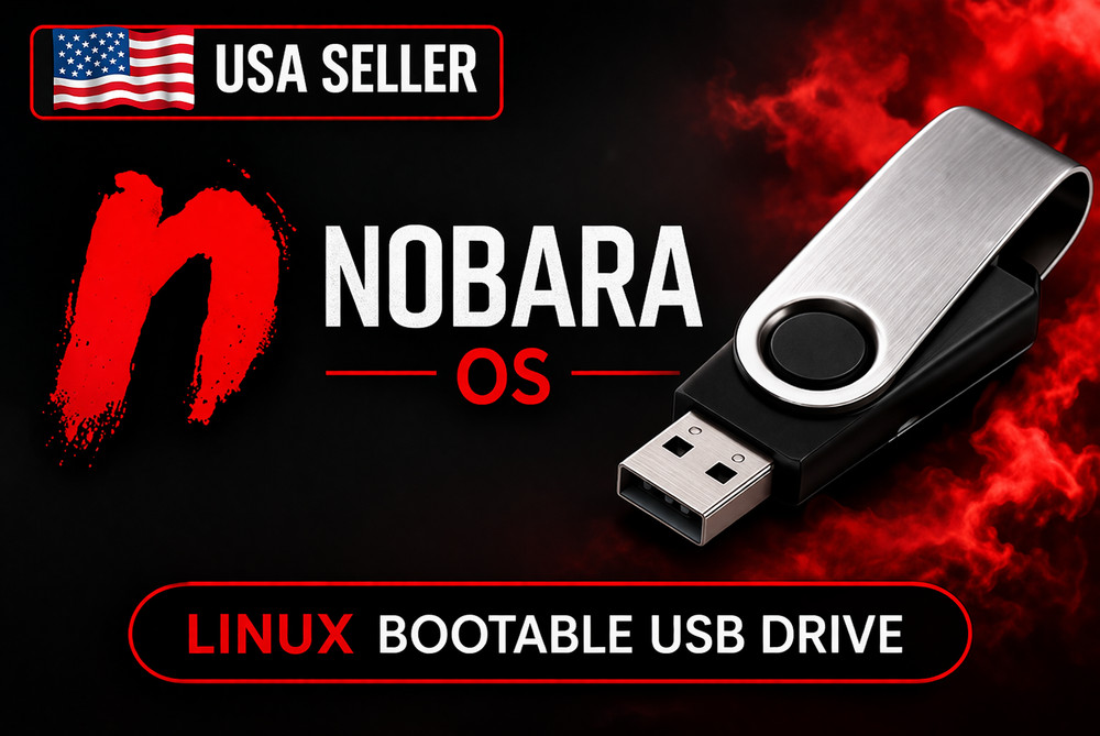 Nobara OS USB Bootable Flash Drive 64 Bit Linux Live Gaming Installer Latest