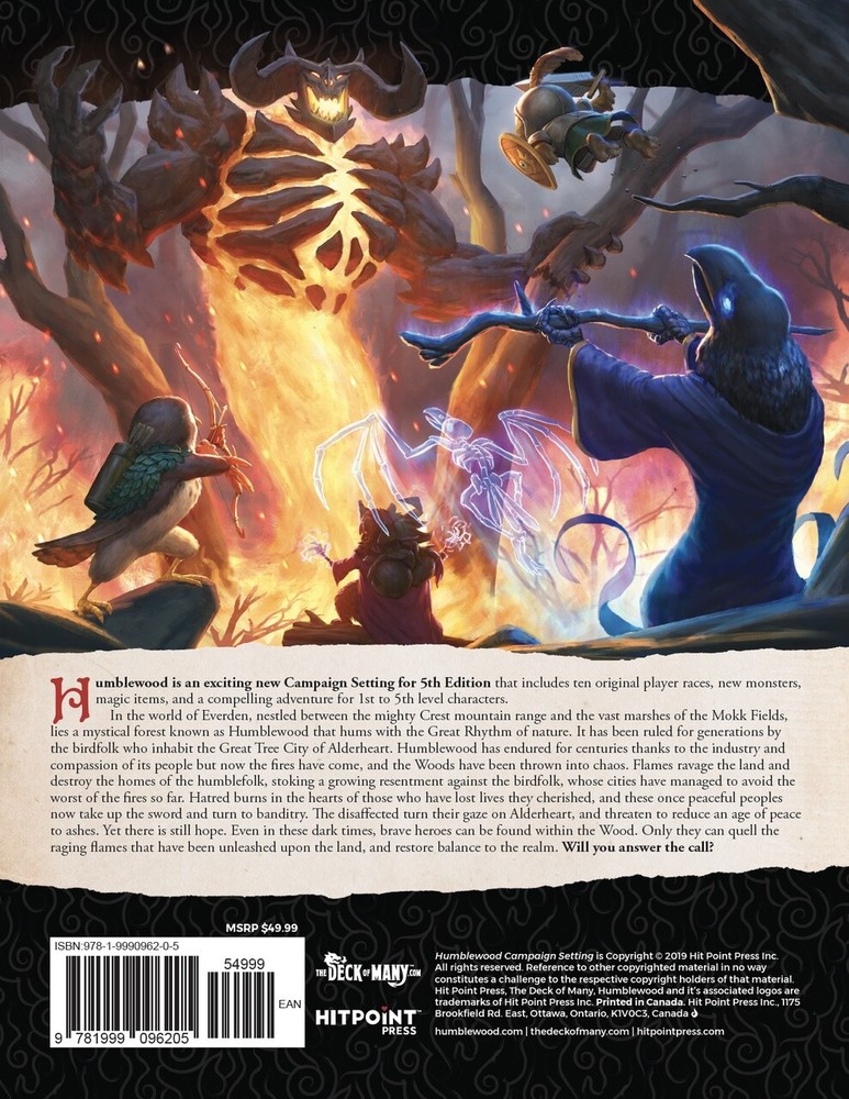 Humblewood Campaign Setting Book (Hardcover)