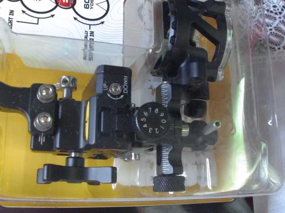Trophy Ridge React alpha 1 PIN .019 Right Hand Black Archery Bow Sight