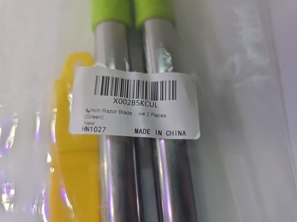 2 PACK - Razor Blade Scraper, 4 Inch Scraper Tool with 11 Pcs Extra Blades