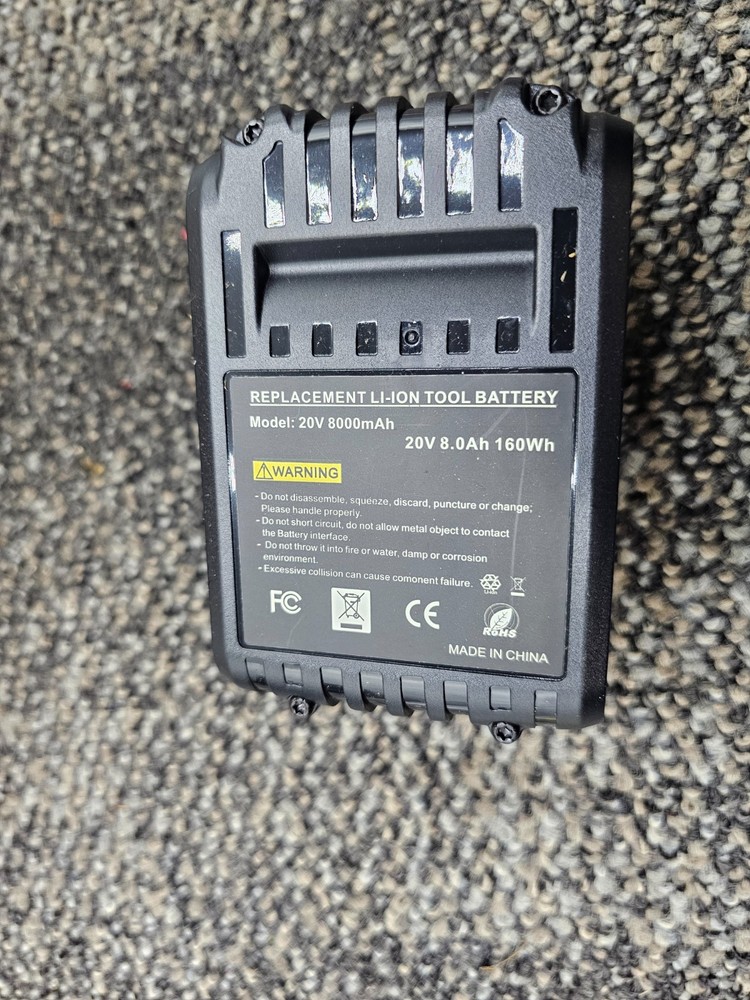 20V Max 8.0Ah Replacement Lithium-Ion Tool Battery, Extended Range 160Wh
