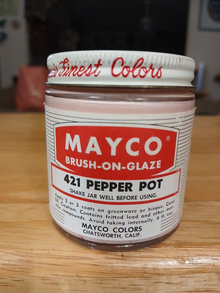 Mayco Ceramic Glaze #421 Pepper Pot NOS