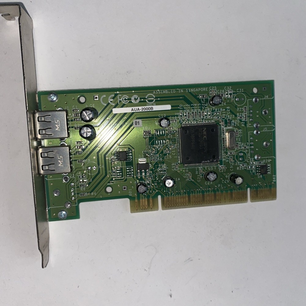ADAPTEC AUA-200B PCI DUAL USB ADAPTER  ASSY 2019706-01