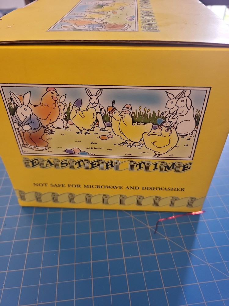 Bouncy Chick Bowl Ceramic Spring Easter Decoration Yellow Novelty Kitchen Decor