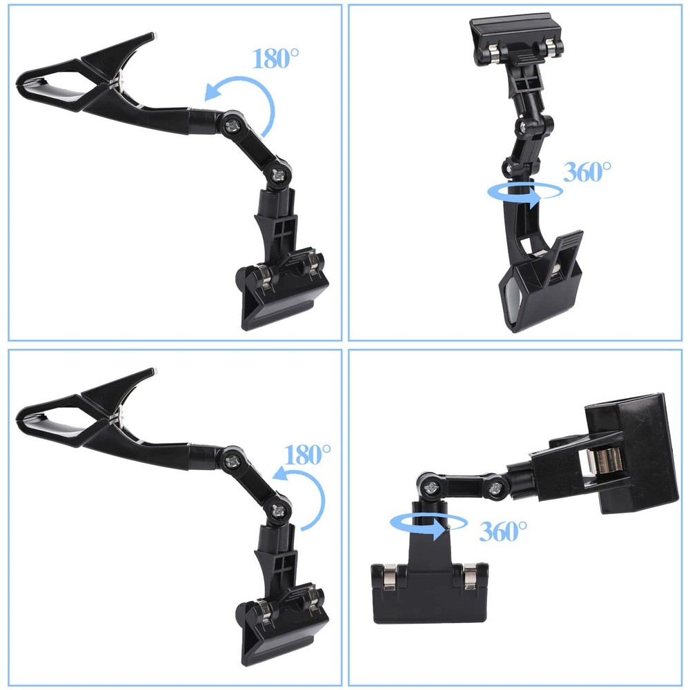 2 Pack Adjustable Document Holder Flexible Documents Holder for Typing Computer