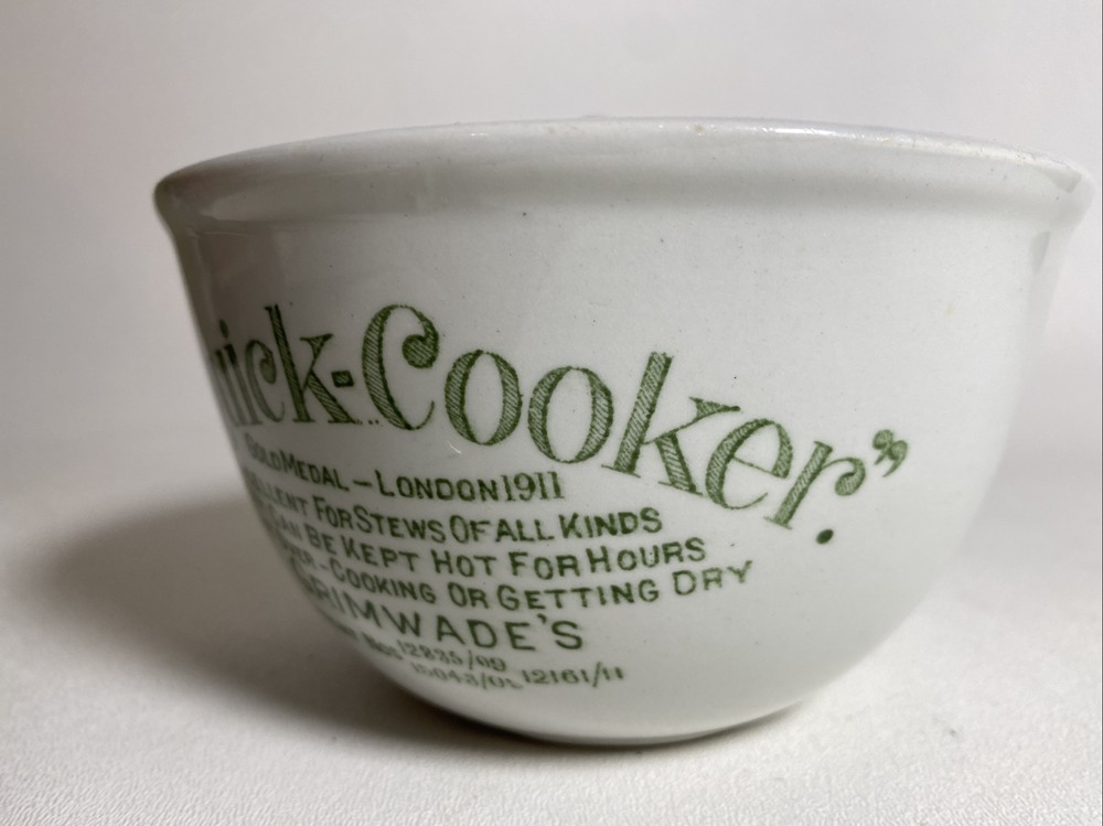Vintage Grimwades Ceramic Quick Cooker Pudding England