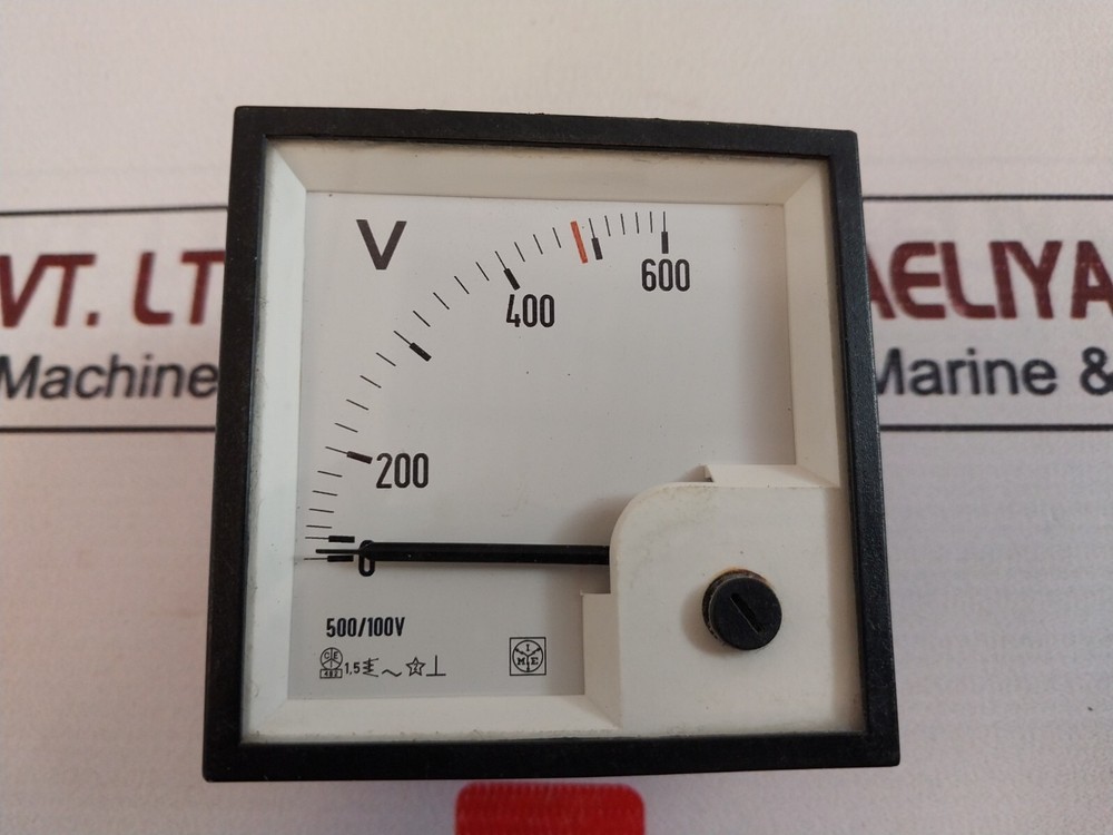 IME 0-600V Analog Voltmeter 120V